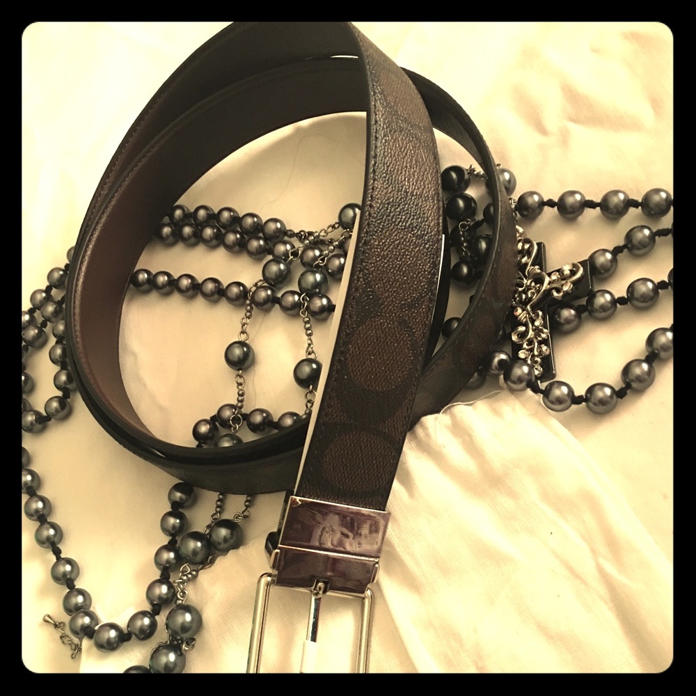 Gorgeous and totally chic in a Coach Belt!